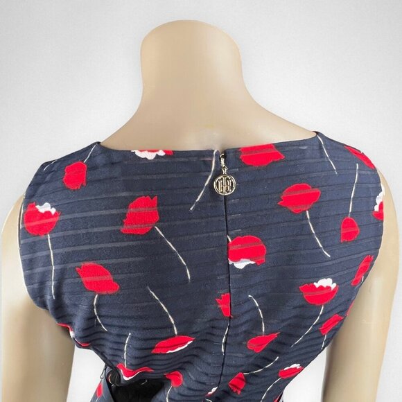 TOMMY HILFIGER Printed Illusion-Stripe Dress 8 - Picture 4 of 11